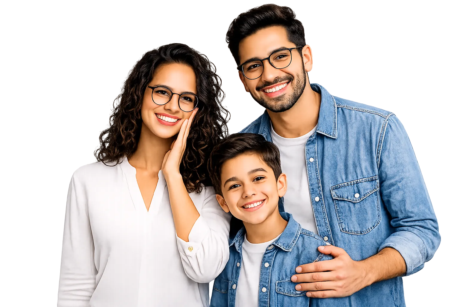 Smiling Family